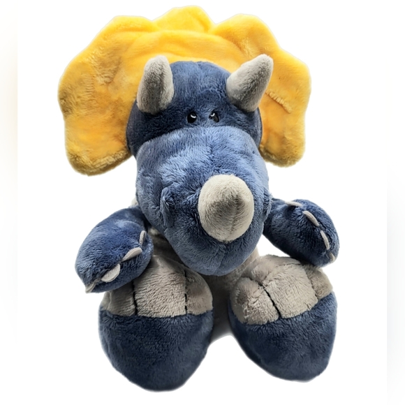 NWT NICI Vintage 2009 German Plush  Trevor the Triceratops, Rare Sales Sample - Picture 1 of 13